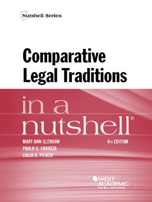 cover image of Comparative Legal Traditions in a Nutshell